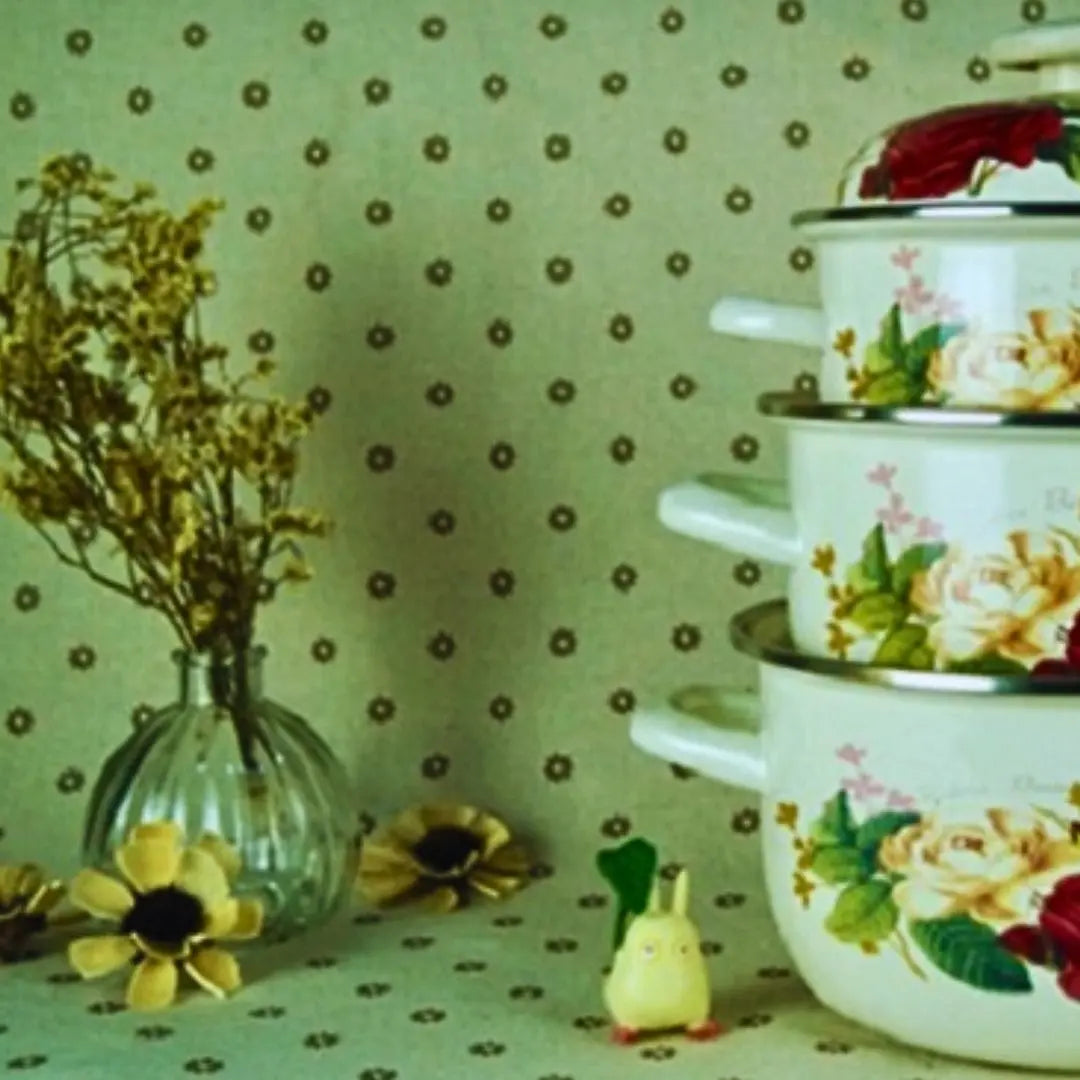 ZESTAW EMALIOWANYCH GARNKÓW Marlene Polonia