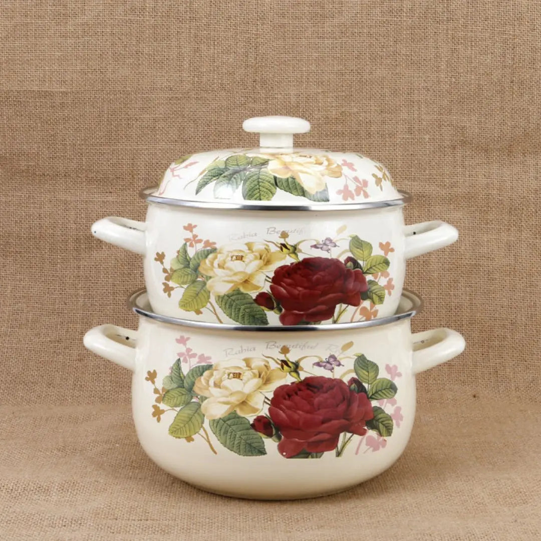 ZESTAW EMALIOWANYCH GARNKÓW Marlene Polonia