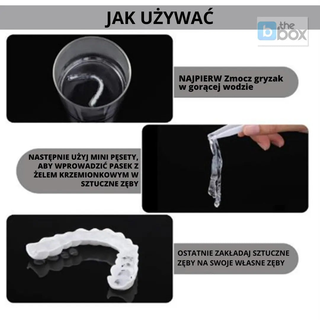 Łatwy Uśmiech - Górne + Dolne Białe Zęby Ana 1