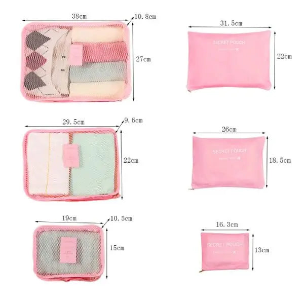 Organizer podróżny do walizki 6 w 1 | PACKERPRO Matheus