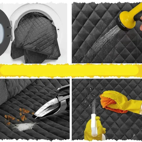 ZESTAW - Pokrowiec Ochronny na Fotelik + Pas Bezpieczeństwa Dla Psa Ana 1